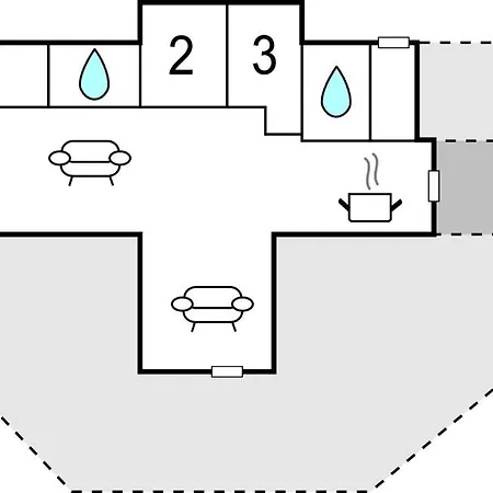 Σπίτι διακοπών Three-bedroom In Nexo Vester Somarken